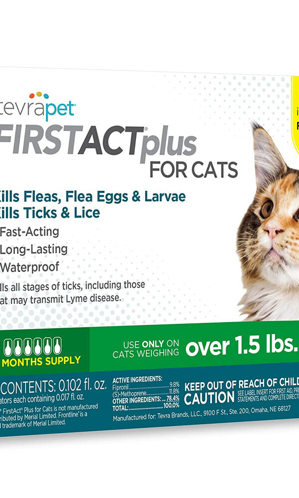 FirstAct Plus Flea and Tick Prevention for Cats 1.5 lbs and Over