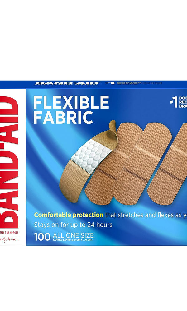 Band-Aid Brand Flexible Fabric Adhesive Bandages for Wound Care