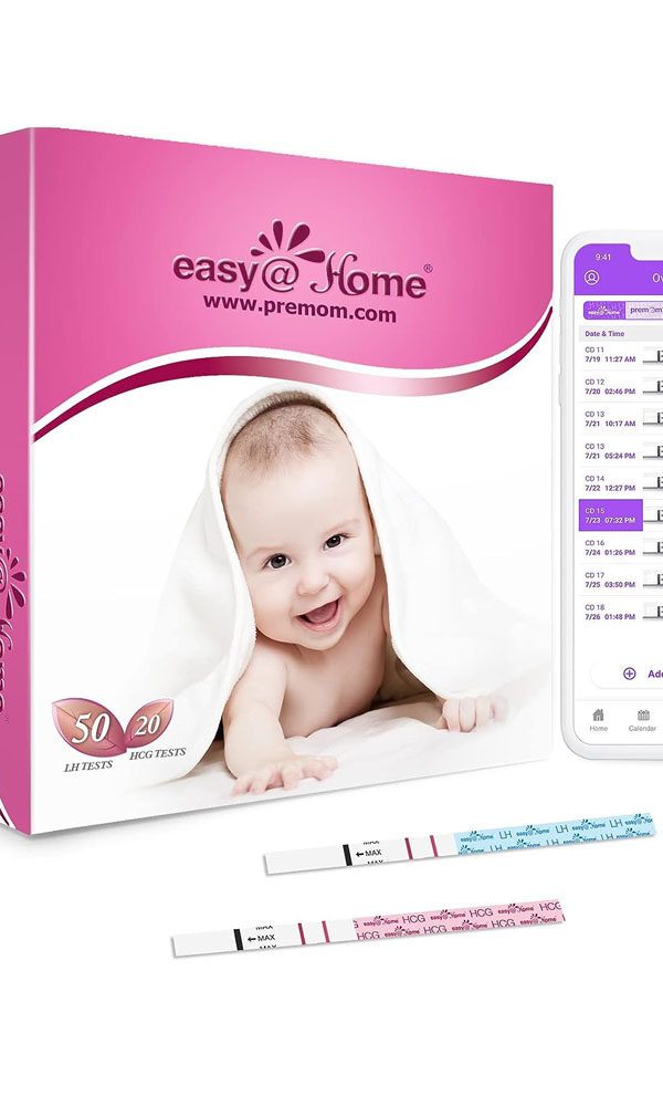 Easy@Home 50 Ovulation Test Strips and 20 Pregnancy Test Strips