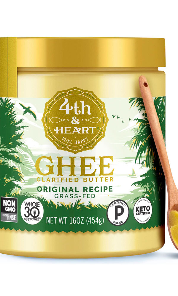 4th & Heart Original Grass-Fed Ghee, 16 Ounce