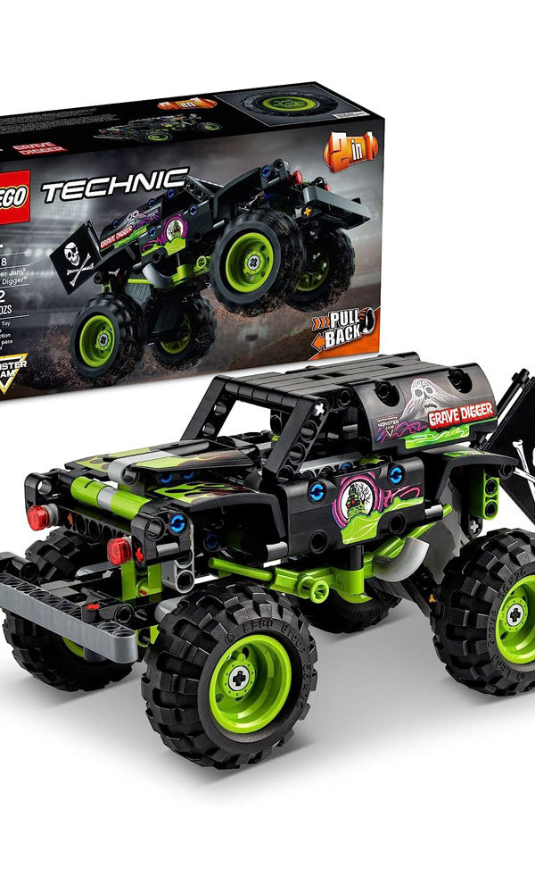 Lego Technic Monster Jam Grave Digger 42118 Set - Truck Toy to Off-Road